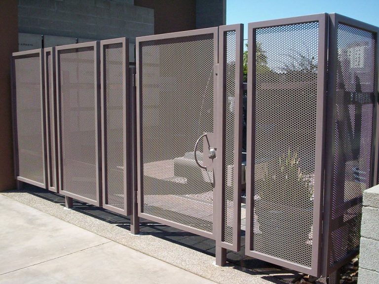Arizona Galvanized wrought iron fence panel railing standard