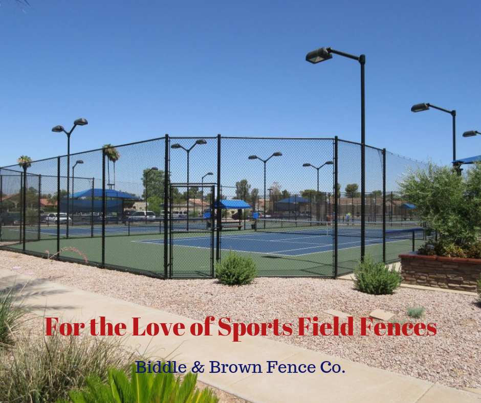 sports field fences